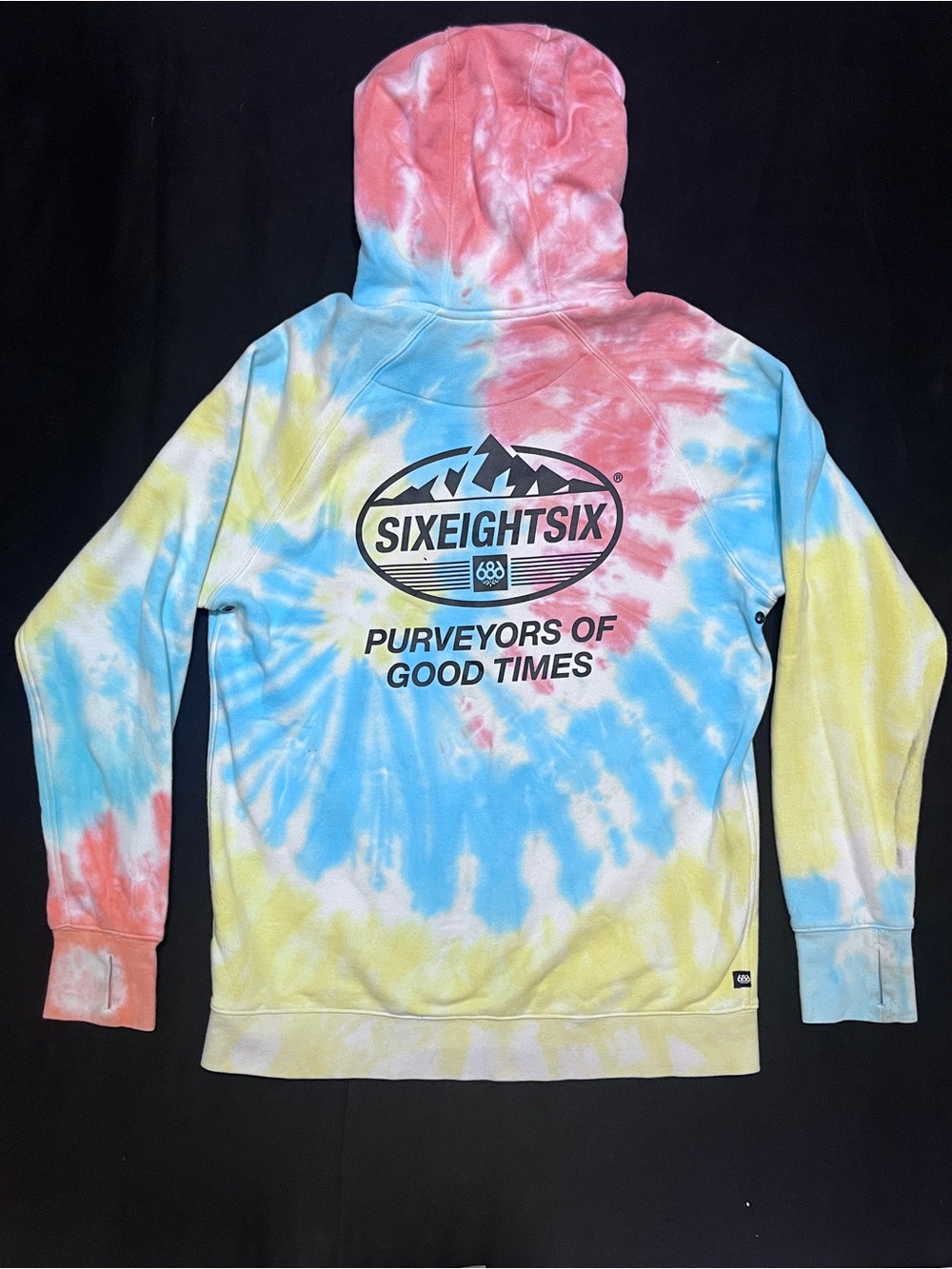 686 Tie-Dye Hoodie Mens Size Medium